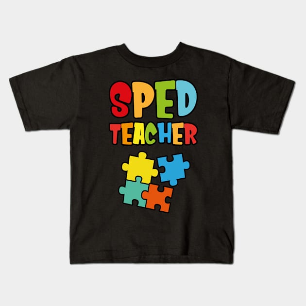 SPED Special Education Teacher educators gift Kids T-Shirt by MrTeee